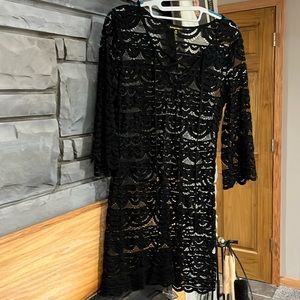 Black Lacy cover up